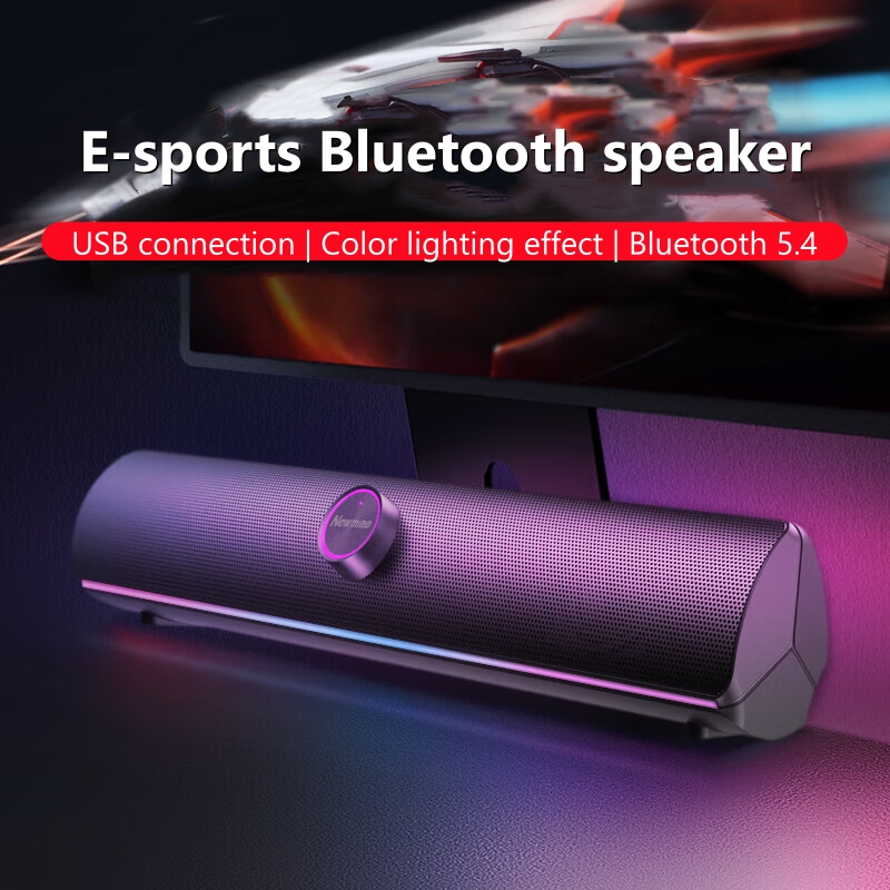 Gaming Soundbar, USB One-Cable - Rgb Computer Soundbar For Pc ulasan dan harga
