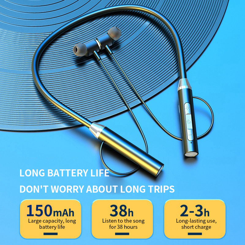 Wireless Bluetooth Earphones N - Magnetic Neckband Sports Earphones ulasan dan harga