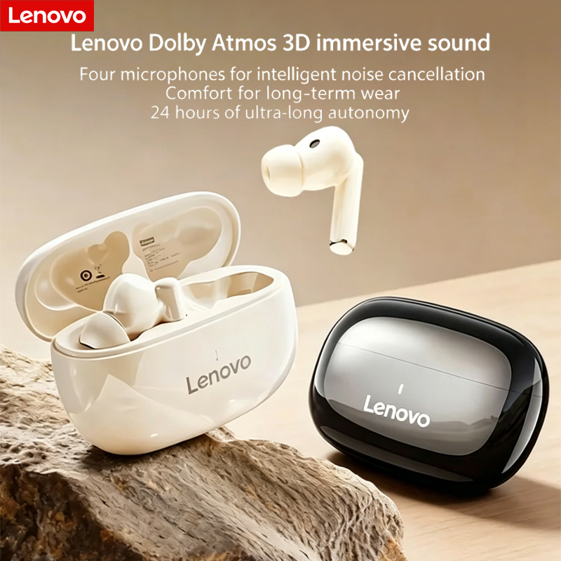 Lenovo TA210 Bluetooth Wireles - Anc Wireless Over Ear Headphones ulasan dan harga