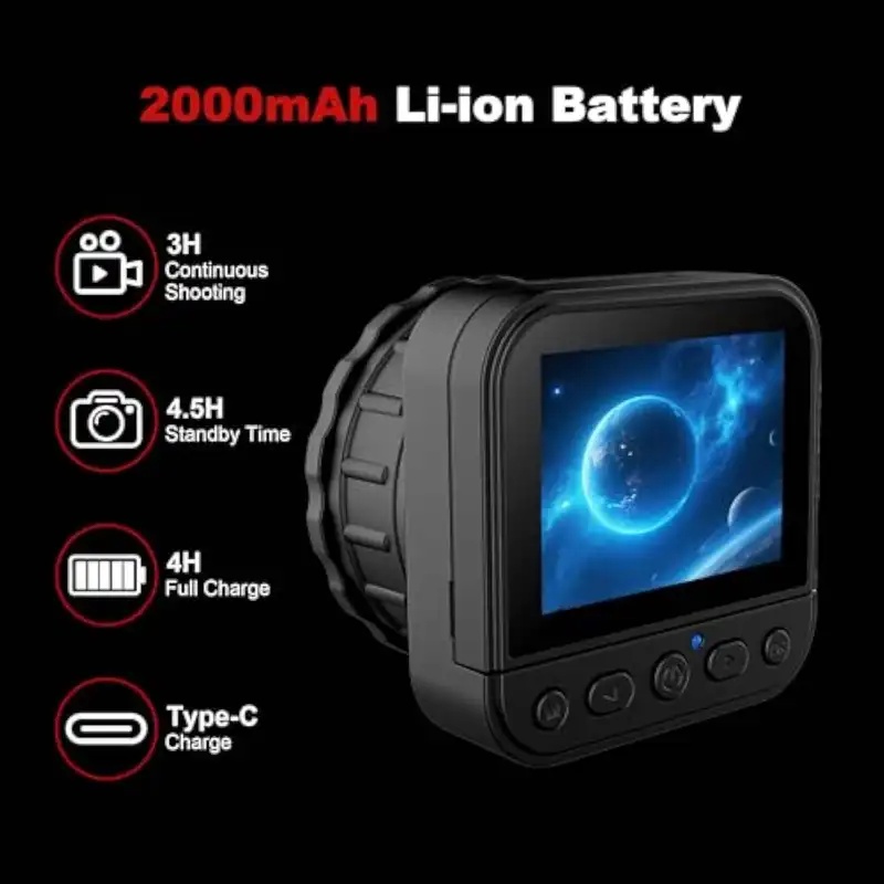 64MP 2.8‘’ Screen 4K Electroni - Cameras ulasan dan harga