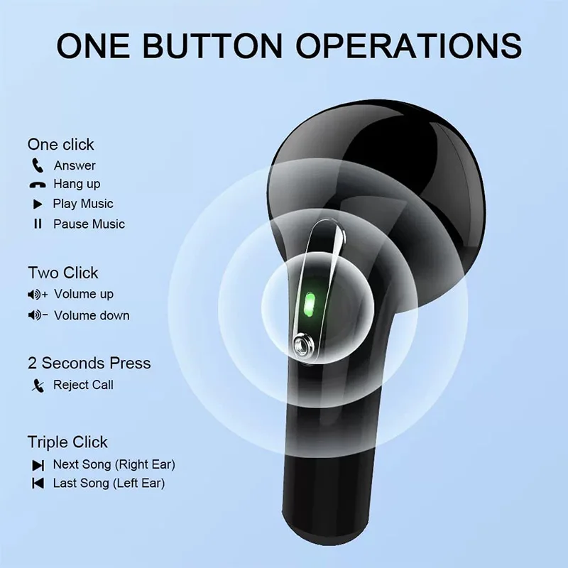 J97 TWS Bluetooth Earphone Tru - Type C Wired Earphones With Mic ulasan dan harga