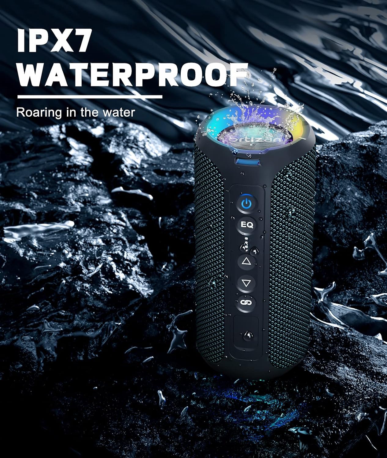 Ortizan Bluetooth Speakers 40W - Portable Bluetooth Speaker Waterproof Ipx7 ulasan dan harga