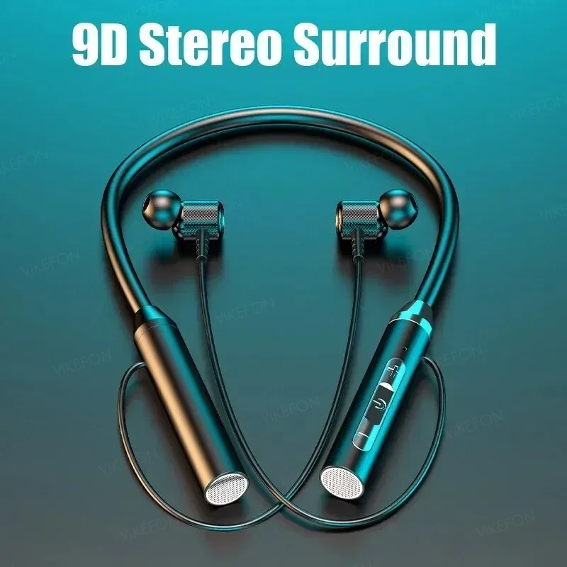 Wireless Headphones Bluetooth  - Magnetic Neckband Sports Earphones ulasan dan harga