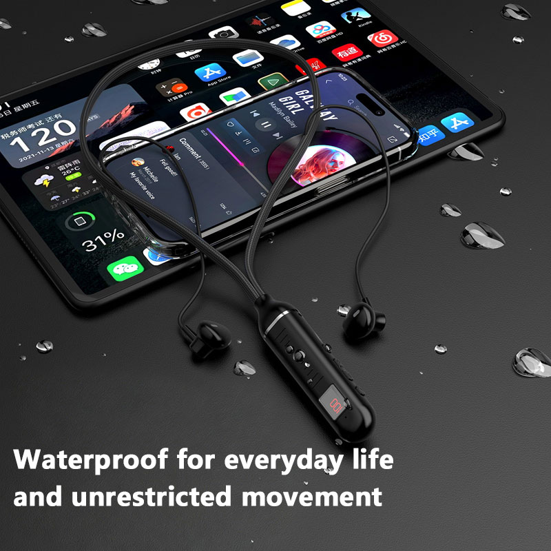  Wireless Bluebooth Earphones - Magnetic Neckband Sports Earphones ulasan dan harga