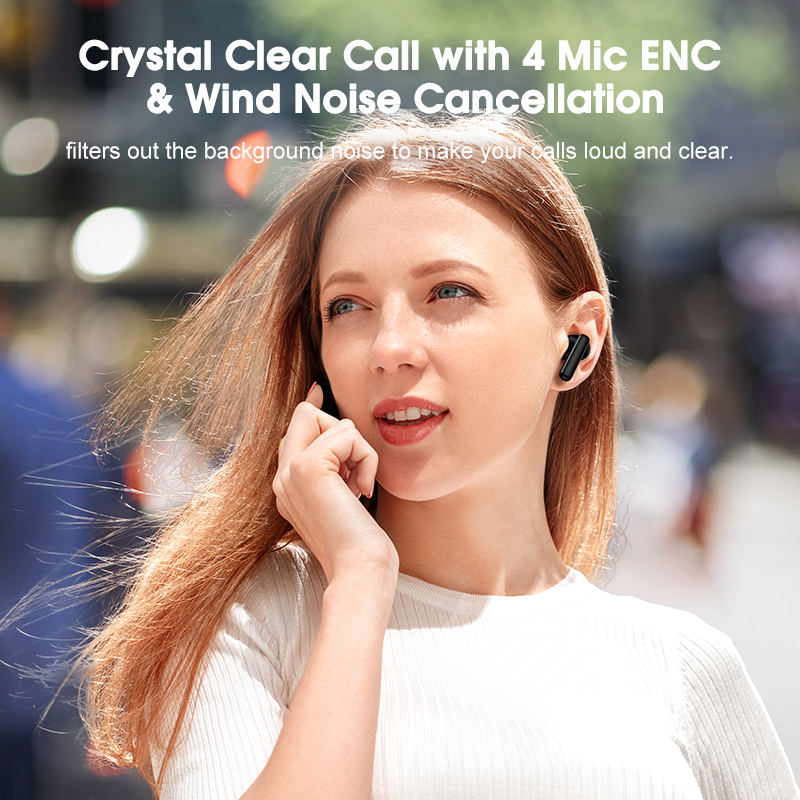 QCY T13 ANC Wireless Earphones - Tws Earbuds Bluetooth 5.3 ulasan dan harga