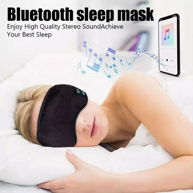 Fone Bluetooth Earphones Sport - Sleep Mask Headphones Bluetooth ulasan dan harga