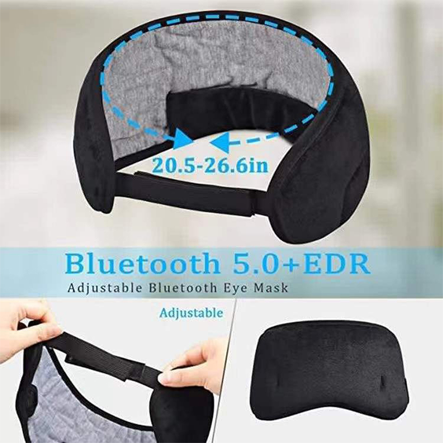 Wireless Sleep Headphones Mask - Sleep Mask Headphones Bluetooth ulasan dan harga