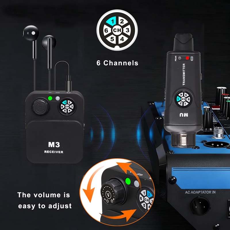 In-Ear Wireless Monitoring Ear - In Ear Monitors For Singers ulasan dan harga