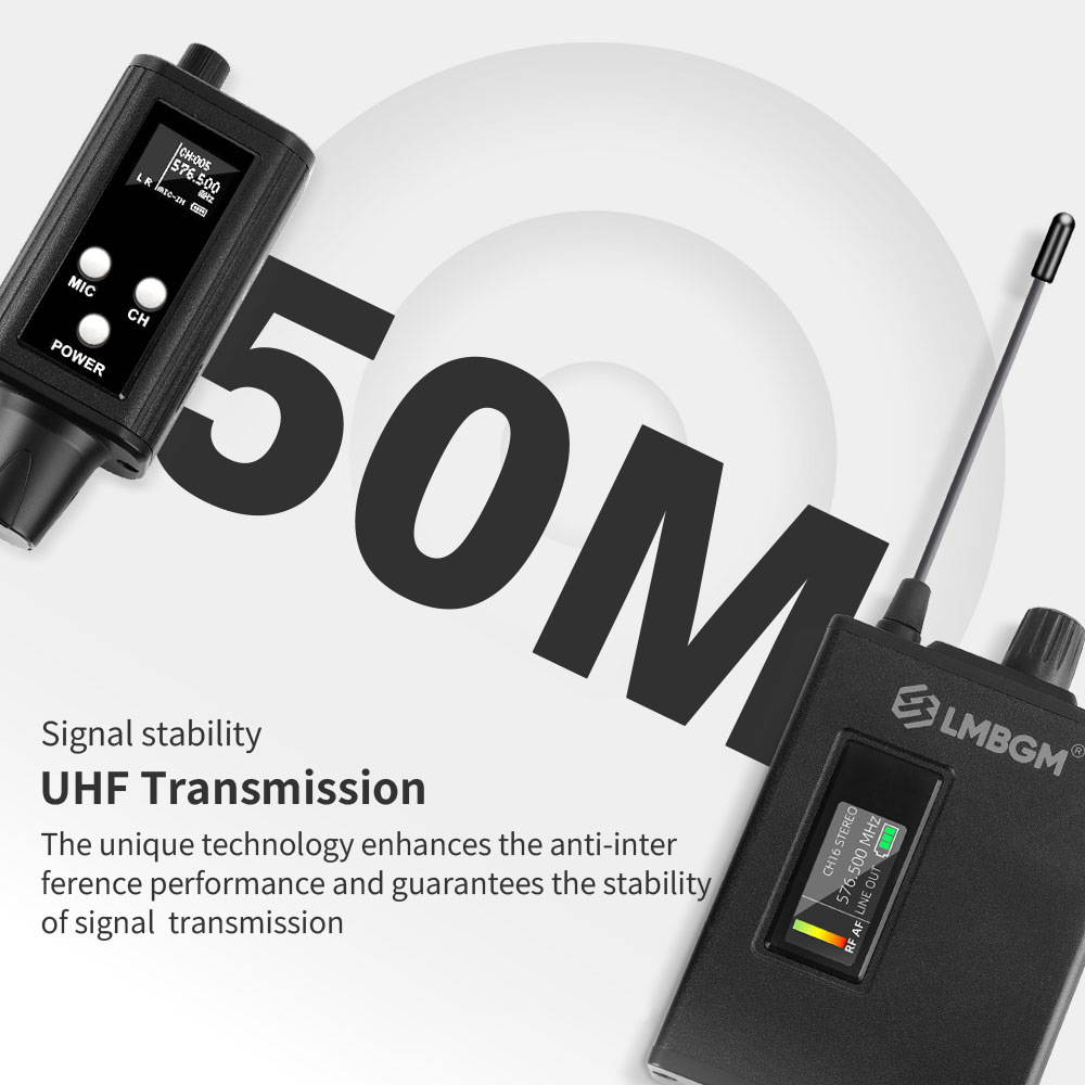 LMBGM SE9 UHF Wireless In Ear  - In Ear Monitors For Singers ulasan dan harga