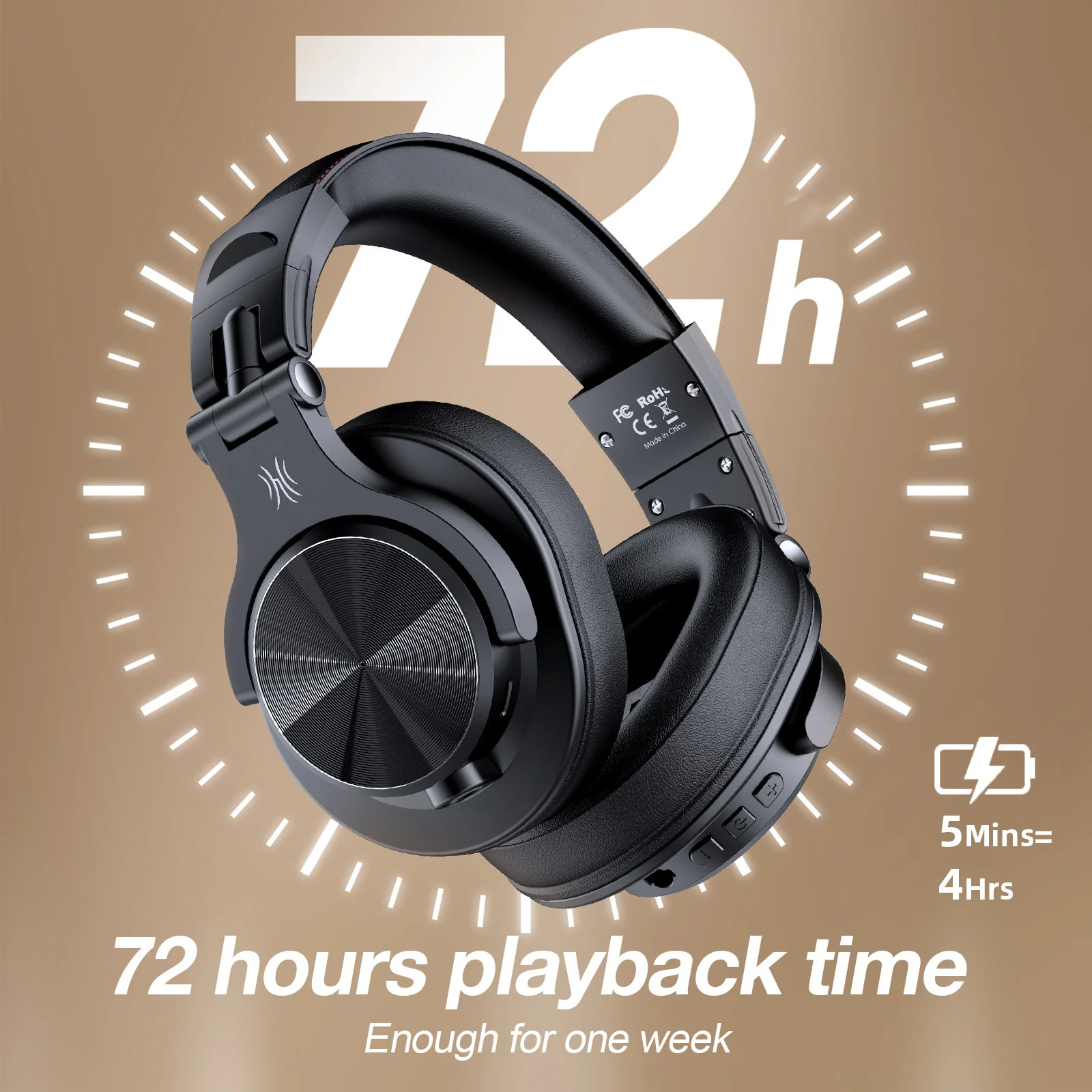 Oneodio Fusion A70 Bluetooth H - Anc Wireless Over Ear Headphones ulasan dan harga