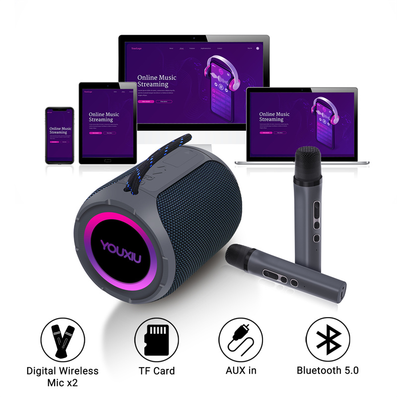 40W Portable Bluetooth Speaker - Portable Bluetooth Speaker Waterproof Ipx7 ulasan dan harga