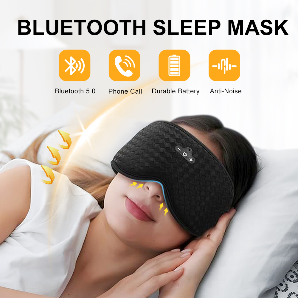 3D Bluetooth Sleeping Mask Hea - Sleep Mask Headphones Bluetooth ulasan dan harga