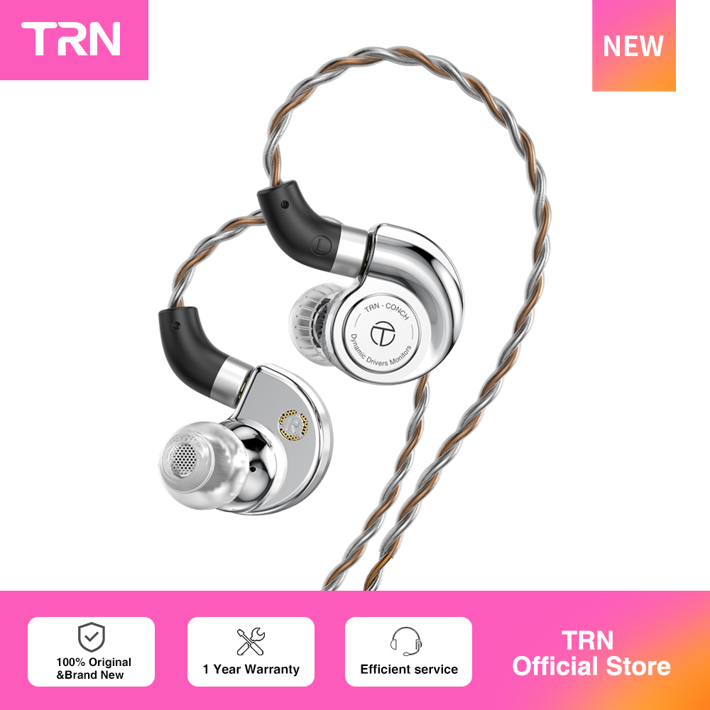 TRN Conch Earphone Lucky Bag H - Planar Magnetic Iem Earphones ulasan dan harga
