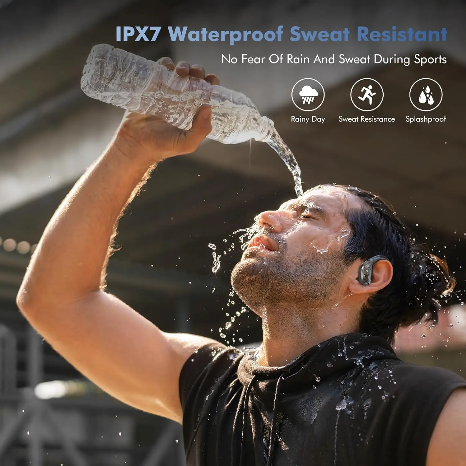 TWS Sports Earbuds Bluetooth 6 - Type C Wired Earphones With Mic ulasan dan harga