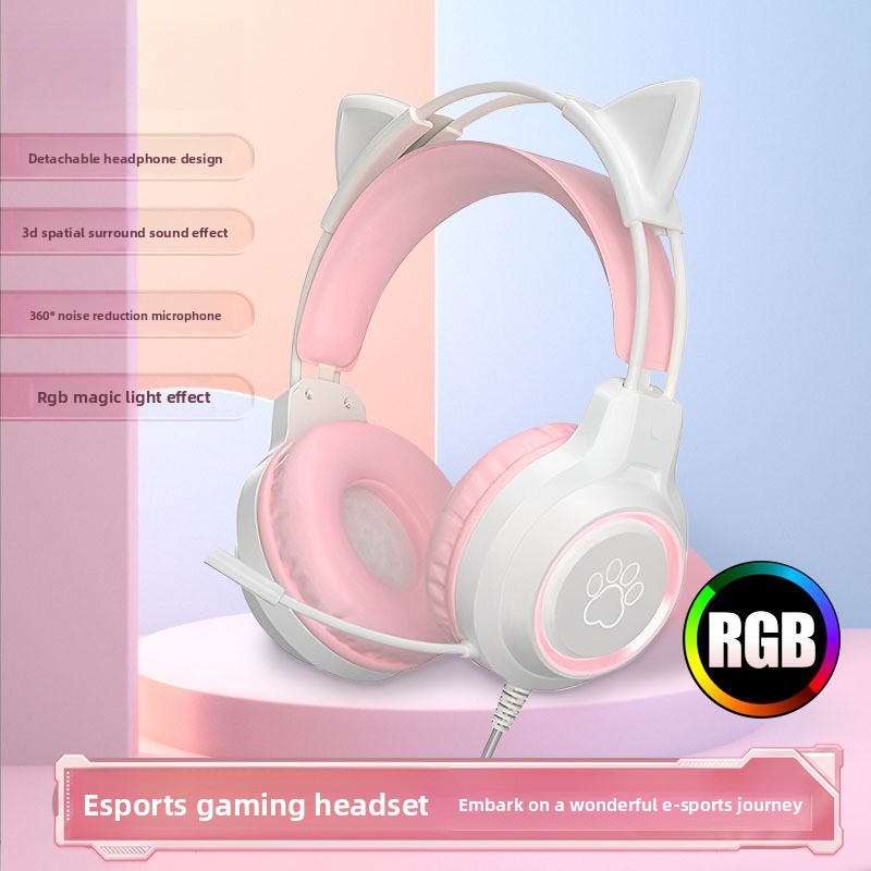 RGB Gaming Earphones with High - Gaming Headset With Mic Rgb ulasan dan harga