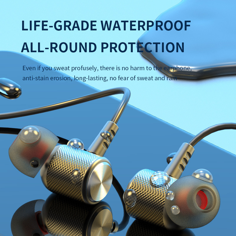 Bluetooth 5.0 Neckband Earphon - Magnetic Neckband Sports Earphones ulasan dan harga